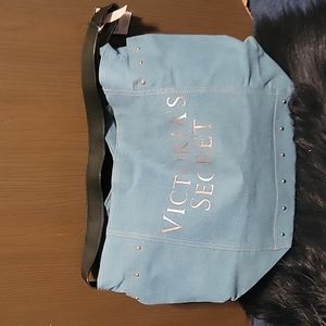 Victoria Secret denim tote bag
